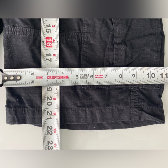 Cargo Shorts Black Casual Classic Ripstop Timeless Shorts - Size 33 - Picture 9 of 10